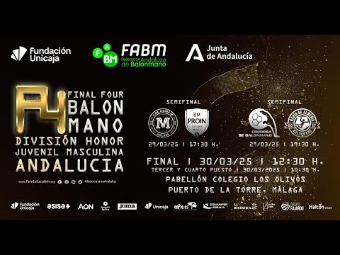 2º SEMIFINAL FINAL 4 DIVISIÓN DE HONOR JUVENIL: CÓRDOBA BM VS BAHÍA DE ALMERÍA BM