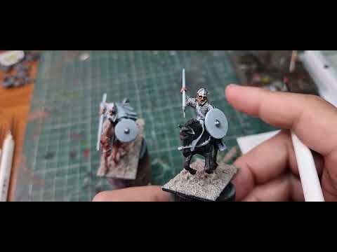 painting kitbashed riders of rohan cavalry