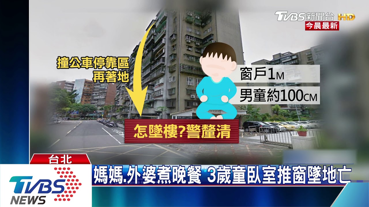 3歲男童臥室玩耍 11樓推窗墜地送醫不治