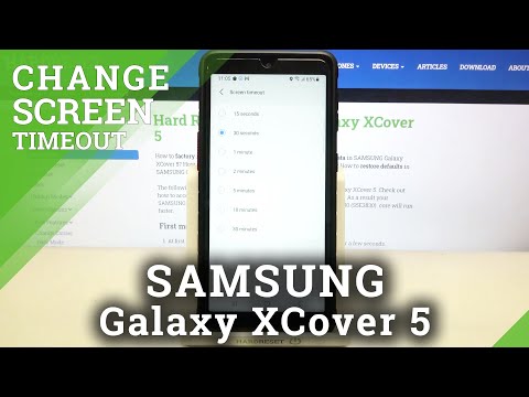 How to Change Screen Timeout in SAMSUNG Galaxy XCover 5 – Adjust Screen Timeout