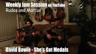 DAVID BOWIE - She&#39;s Got Medals (1967) with Rudes and Marcus WEEKLY JAM SESSION #DavidBowie #Bowie70