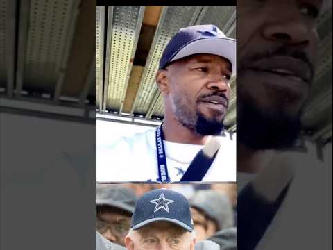 Jamie Foxx ends live after Jerry Jones talks about players meat size. #hollywood#dallascowboys