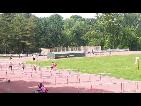 Ana Lazarević 2005, prva trka na 100 m pr 14,57