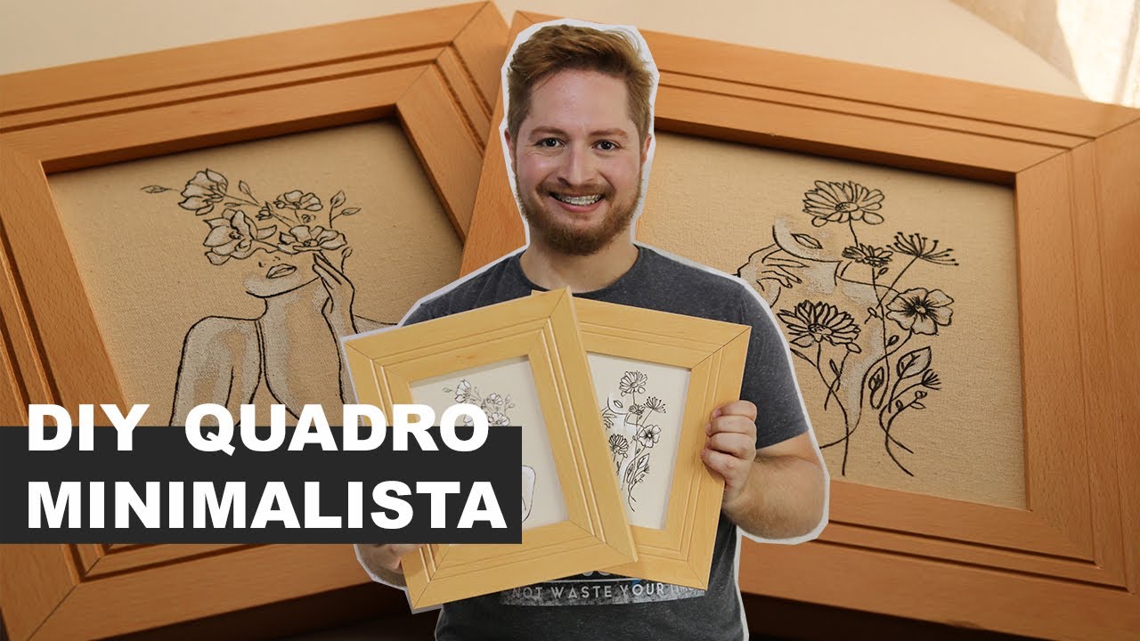 Watch Now TRANSFORMEI QUADROS BARATINHOS EM PEÇAS DE ARTE | QUADRO MINIMALISTA #COMIGO TRANSFORMEI QUADROS BARATINHOS EM PEÇAS DE ARTE | QUADRO MINIMALISTA #COMIGO