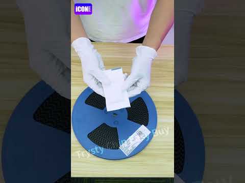 FODM3052R2-NF098 Triac & SCR Output Optocouplers, Unboxing of the electronic components.| ICONECIHP