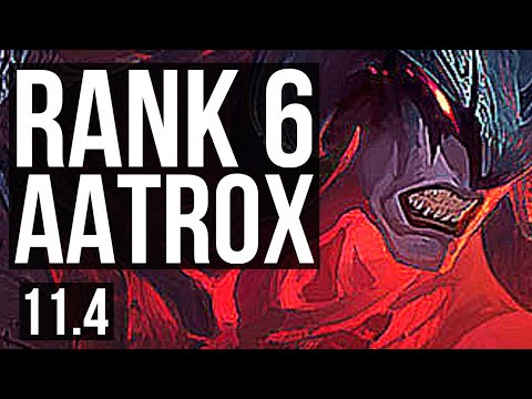 AATROX vs RENEKTON (TOP) | 4/0/7, Rank 6 Aatrox | NA Challenger | v11.4