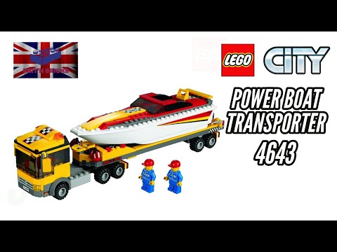 How to Build Lego City Power Boat Transporter set #4643