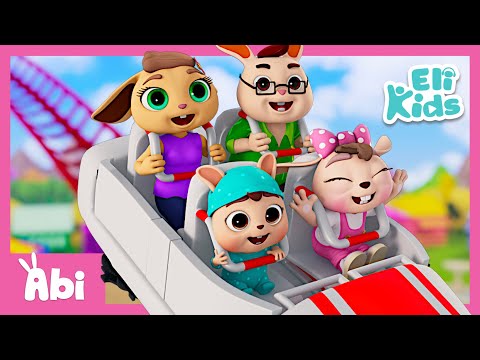 Theme Park with Roller Coaster + Merry-Go-Round +More | Eli Kids Songs & Nursery Rhymes