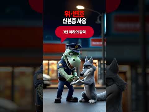 [정직한 모바일 신분증 사용] 단 한번의 위조 및 사용, 평생 후회가 됩니다
