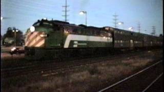 preview picture of video 'Metra in Lisle, IL 1989'