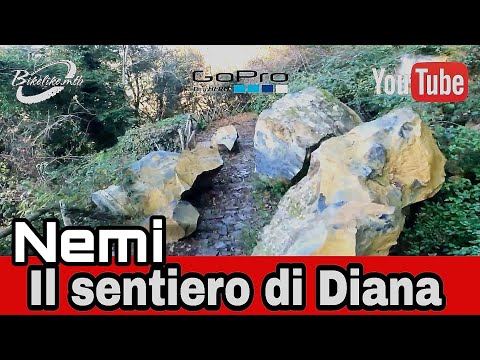 il SENTIERO DI DIANA  suggestivo e affascinante trail con vista sul lago di Nemi
