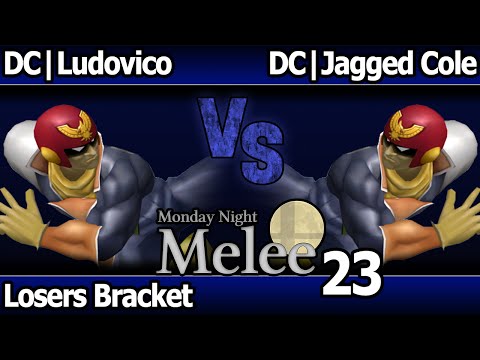 MNM 23 Melee - DC Ludovico (C Falcon, Marth) vs DC Jagged Cole (C Falcon) - Losers Bracket