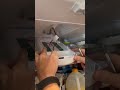 Removing the led light unit from the Whirlpool refrigerator.
