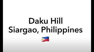Daku Hill, Siargao, Philippines