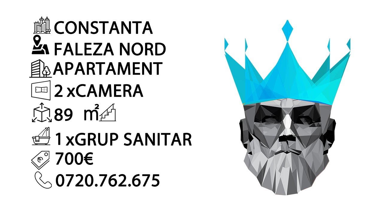 Tur video Faleza Nord | 2 Camere | Terasa |Vedere - mare | Parcare | Termen lung