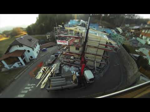 Aufbau Haus Fink/ Montaggio Casa Fink