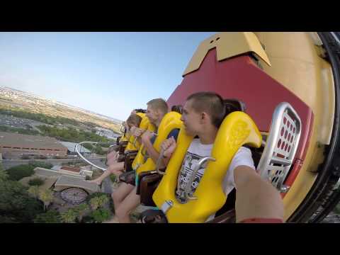 Spain. PortAventura. Hurakan Condor. 2014