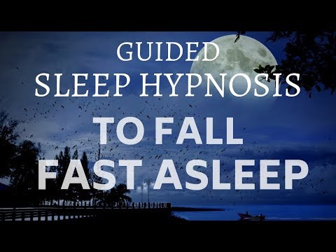 GUIDED SLEEP HYPNOSIS TO FALL FAST ASLEEP with DELTA WAVE Brain Entrainment