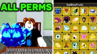 Trading All Permanent Fruits in 1 Video! Blox Fruits