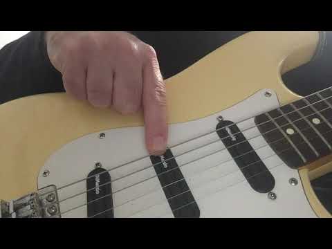 Dimarzio chopper dp184 Bridge middle neck set quick demo dirty