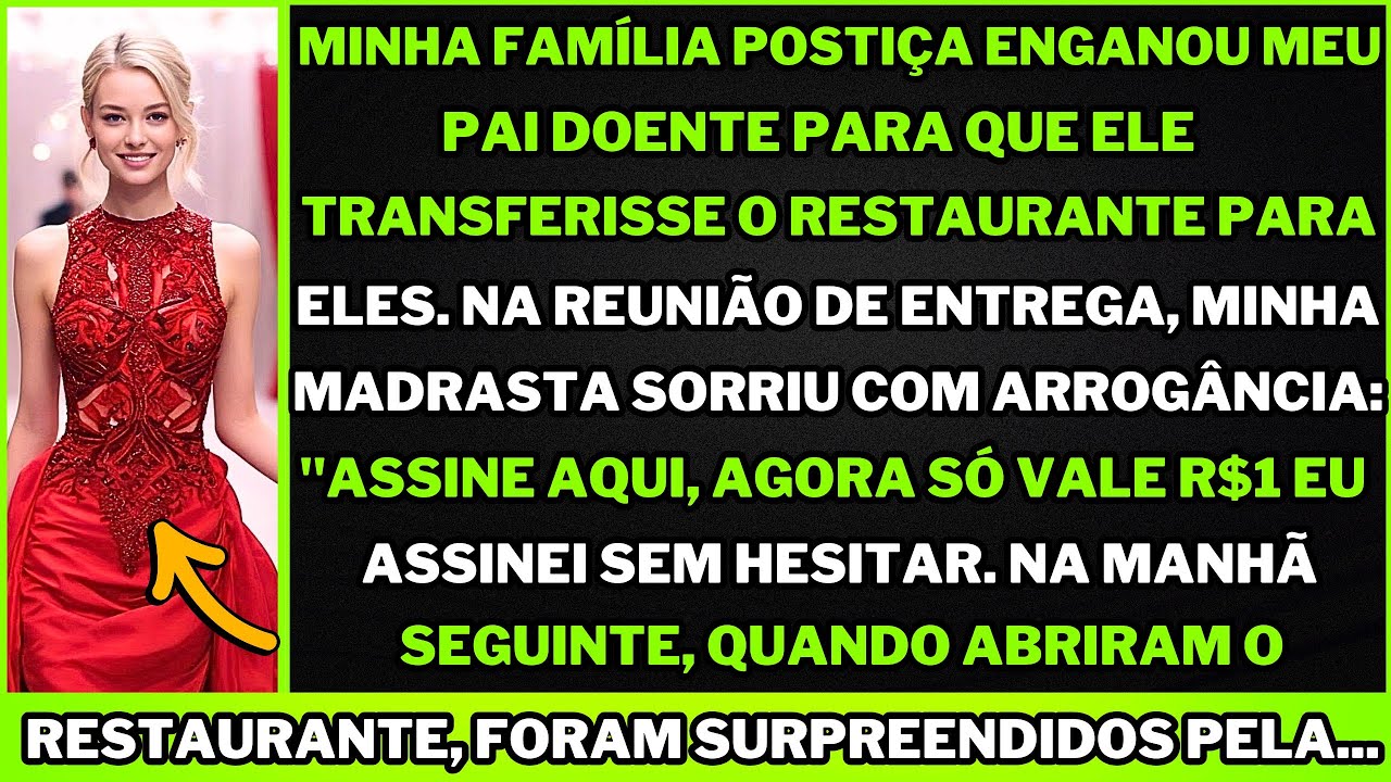 Me forçaram a vender o restaurante do meu pai por R$1, mas o que realmente vendi foi...