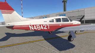 X-Plane 11.50b4 (Vulkan) VR / Piper PA-28R Turbo Arrow III / LOWG  Graz / 2020-04-27 22:46