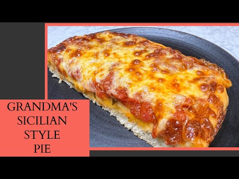 The Secret is Out | My Grandma's Sicilian Style Pizza | 🍕🍕🍕