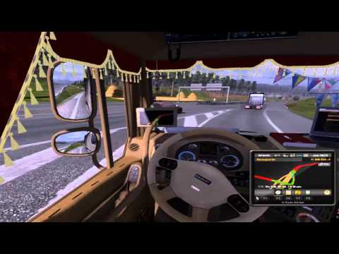 Euro Truck Simulator 2 - Load to Dresden with DAF XF Skin