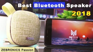 zebronics passion bluetooth speaker