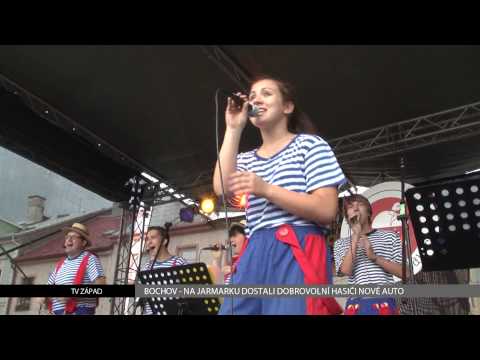 Bochov: Na jarmarku dostali dobrovolní hasiči nové auto (TV Západ)