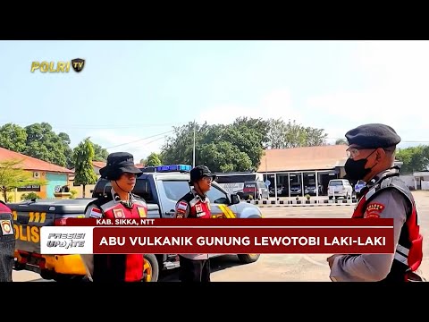 PRESISI UPDATE: POLRES SIKKA LAKUKAN PEMBERSIHAN JALAN AKIBAT ABU VULKANIK 20/06/25 (13.00)