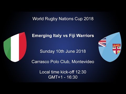 Nations Cup - 2018 - Emerging Italy v Fiji Warriors