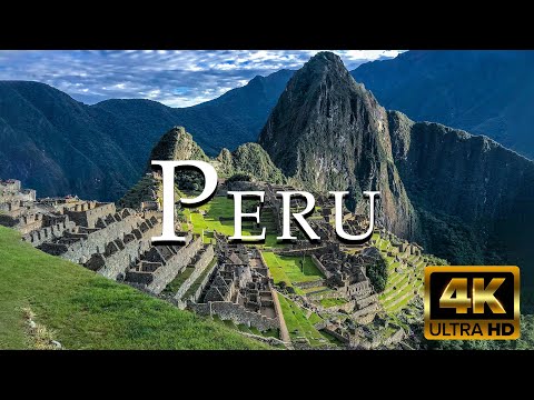 FLYING OVER PERU (4K UHD)-Beautiful Piano Music Relax With Beautiful Nature Videos-4K