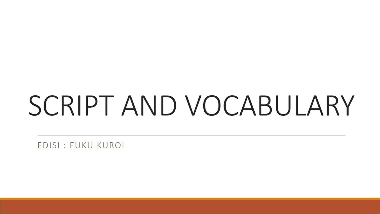PENJELASAN SOAL JFT SCRIPT AND VOCABULARY #FUKUKOROI