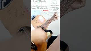 so long goodbye by sum 41 #cover #guitar #fyp #music #trending #shorts #tutorial