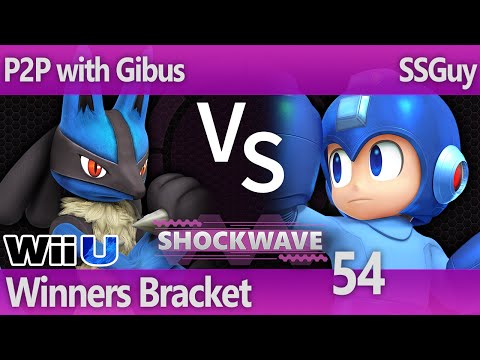 SW 54 Smash 4 - P2P with Gibus (Lucario, Greninja) vs VGP | SSGuy (Mega Man) - Winners Bracket