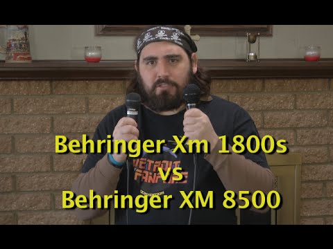 Behringer Microphone test and comparison: XM1800s vs XM8500