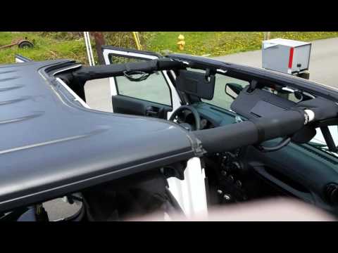 Jeep Wrangler Roof liner insulation kit install. JK mopar