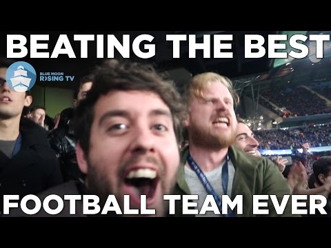 Beating the Best Football Team Ever | Manchester City 3-1 Barcelona | Champions League Vlog