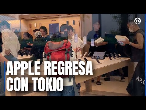 Apple reabre su emblemática tienda de Ginza ante miles de entusiasmados clientes