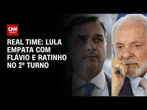 Lula empata no 2º turno com Flávio e Ratinho Jr., mostra Real Time Big Data | CNN NOVO DIA