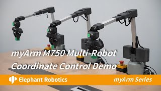 myArm M750 | Unlocking the Power of Multi-Robot Coordination with Intelligent 6 DOF Robotic Arms