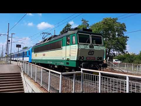 163 234-8 jede na soupravě s neposedným syslem "Toník"