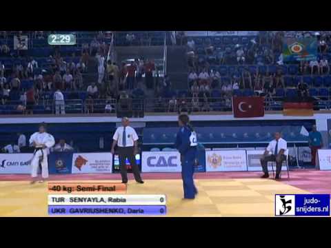 Rabia Senyayla (TUR) - Daria Gavriushenko (UKR) [-40kg] semi-final