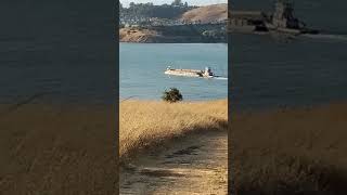 Tugboat & Barge--Carquinez Strait #deckbarge, #tugboats, #tugboat, #barges