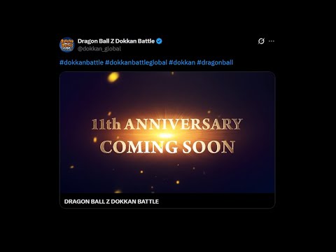 IT'S HERE!!!!!!!!!!!!!!! 11TH ANNIVERSARY TEASER JUST DROPPED!!!!!!!!!!!! (DBZ: Dokkan Battle)