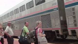 preview picture of video 'Amtrak Southwest Chief #4 at Princeton, Il'