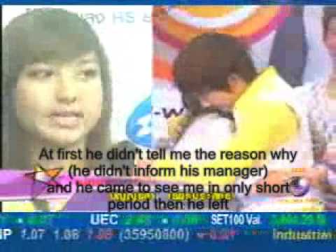 [Subbed] Waii & Junsu -  Thai Singer claims that she's in a relationship with 2PM's Junsu