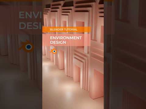 🏛️ Environment Design in 5 minutes ✨ Quick Blender TutorialShare & save for later! ❤️