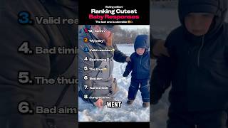Ranking Cutest Baby Responses (Fishing)